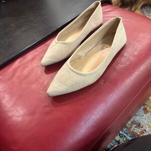 XOXO Perforated Tan Women's Flats
